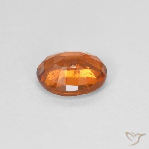 9,17 ctw natürlicher Mittelorange Hessonit-Granat, Oval, VVS-VS