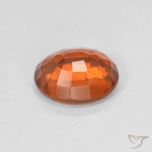 9,17 ctw natürlicher rötlich-orange Hessonit-Granat, Oval, VVS-VS