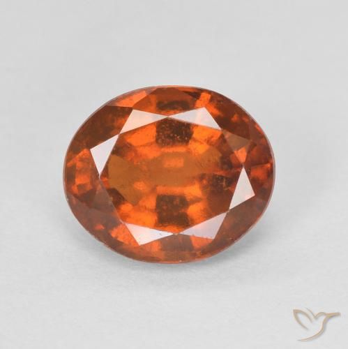 1.91ct Natürlicher Feuerorange Hessonit-Granat, Oval, VVS-VS