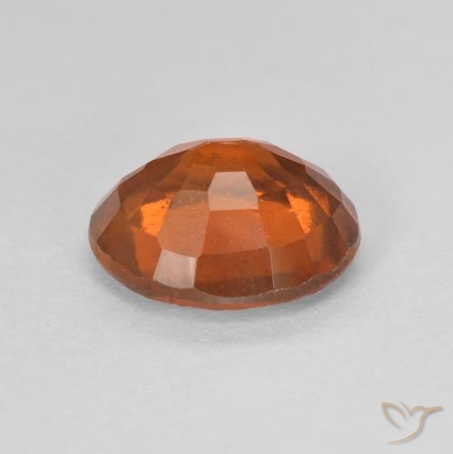 9,17 ctw natürlicher Feuerorange Hessonit-Granat, Oval, VVS-VS