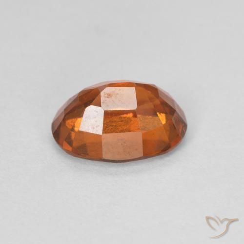 9,17 ctw natürlicher Medium Dark-Orange Hessonit-Granat, Oval, VVS-VS