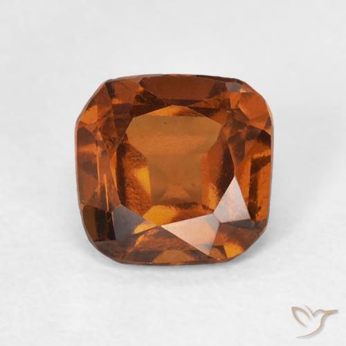 1.31ct Natürlicher Amber Orange Hessonit-Granat, Kissen, VVS-VS