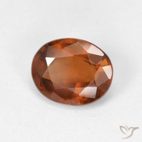 9,17 ctw natürlicher Amber Orange Hessonit-Granat, Oval, VVS-VS