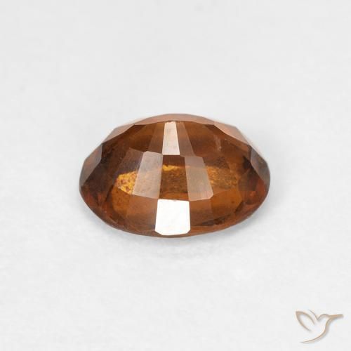 9,17 ctw natürlicher Medium Dark-Orange Hessonit-Granat, Oval, VVS-VS