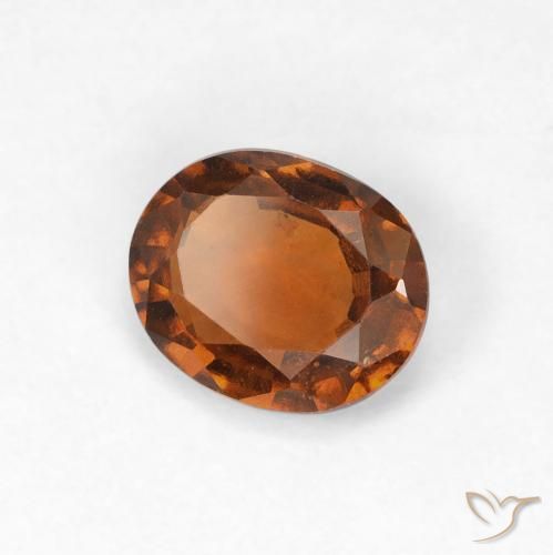 9,17 ctw natürlicher tieforange Hessonit-Granat, Oval, VVS-VS