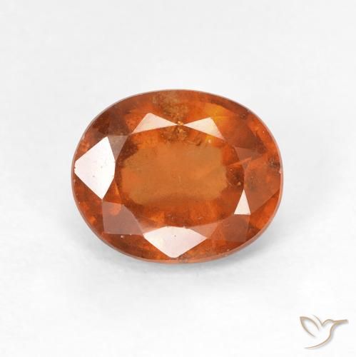 1.75ct Natürlicher Mittelorange Hessonit-Granat, Oval, VS