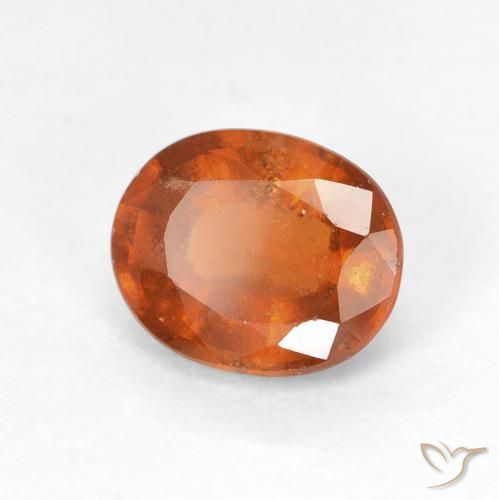 9,17 ctw natürlicher Mittelorange Hessonit-Granat, Oval, VS
