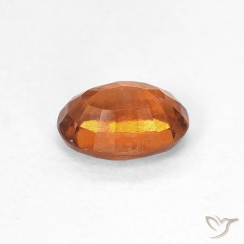 9,17 ctw natürlicher Medium Dark-Orange Hessonit-Granat, Oval, VS