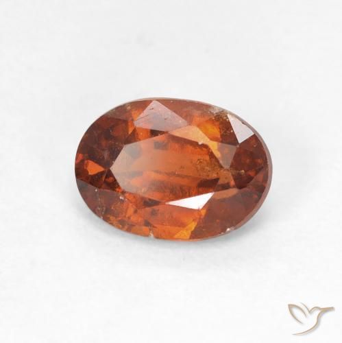 9,17 ctw natürlicher Amber Orange Hessonit-Granat, Oval, VS