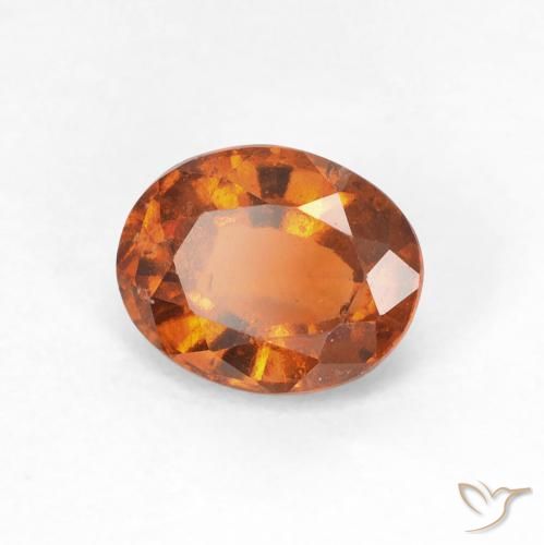 9,17 ctw natürlicher Mittelorange Hessonit-Granat, Oval, VS