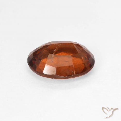 9,17 ctw natürlicher Dunkelorange Hessonit-Granat, Oval, VS