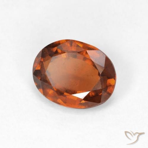 9,17 ctw natürlicher Amber Orange Hessonit-Granat, Oval, VS