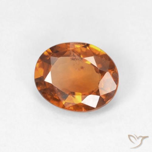 9,17 ctw natürlicher Medium Dark-Orange Hessonit-Granat, Oval, VS