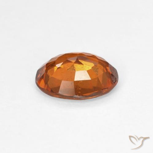 9,17 ctw natürlicher Medium Dark-Orange Hessonit-Granat, Oval, VS