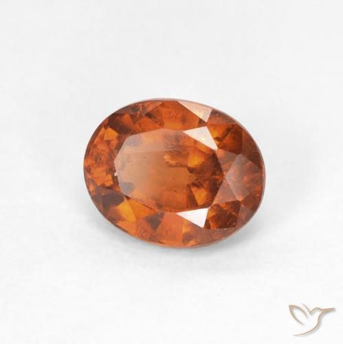 9,17 ctw natürlicher Medium Dark-Orange Hessonit-Granat, Oval, VS
