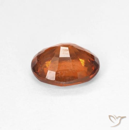 9,17 ctw natürlicher Medium Dark-Orange Hessonit-Granat, Oval, VS