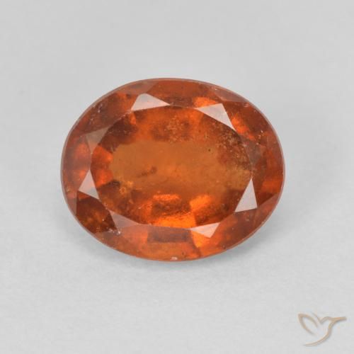 1.98ct Natürlicher tieforange Hessonit-Granat, Oval, VS