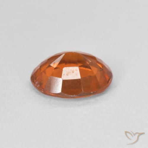 9,17 ctw natürlicher rötlich-orange Hessonit-Granat, Oval, VS