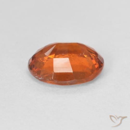 9,17 ctw natürlicher rötlich-orange Hessonit-Granat, Oval, VS