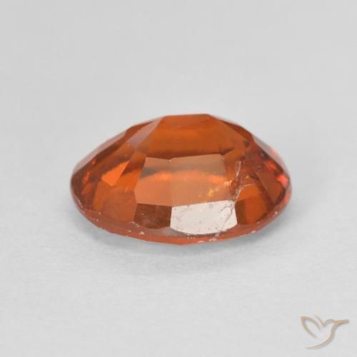9,17 ctw natürlicher Medium Dark-Orange Hessonit-Granat, Oval, VS