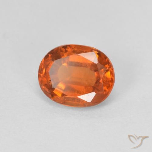 9,17 ctw natürlicher Mittelorange Hessonit-Granat, Oval, VS