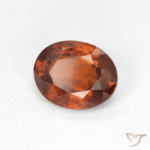 9,17 ctw natürlicher Amber Orange Hessonit-Granat, Oval, VS