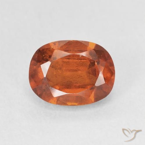 2.08ct Natürlicher Feuerorange Hessonit-Granat, Kissen, VS-SI