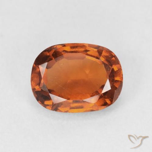 1.83ct Natürlicher rötlich-orange Hessonit-Granat, Kissen, VS-SI