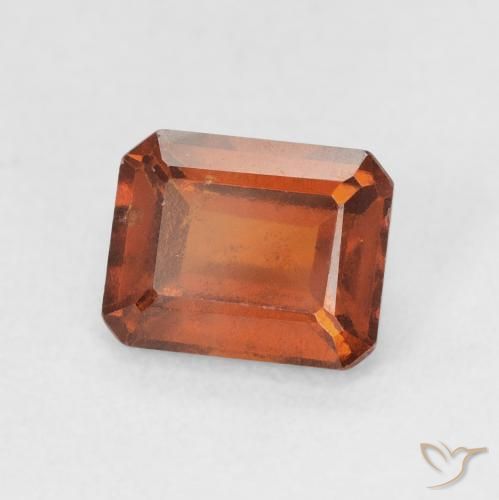 9,17 ctw natürlicher Mittelorange Hessonit-Granat, Oktagonschliff, VS-SI