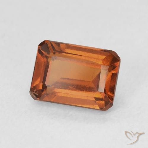 9,17 ctw natürlicher Medium Dark-Orange Hessonit-Granat, Oktagonschliff, VVS-VS