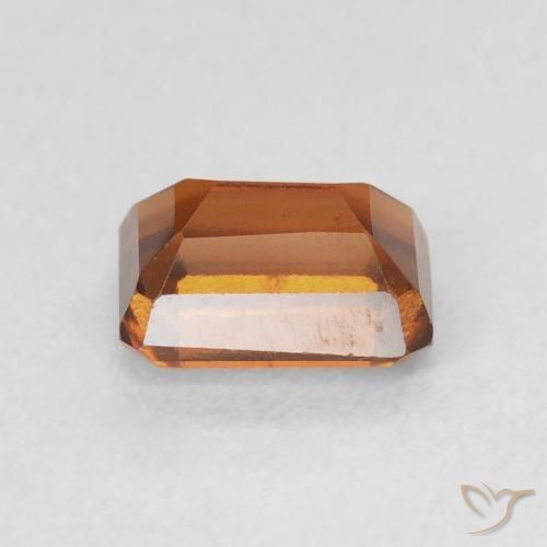 9,17 ctw natürlicher Medium Dark-Orange Hessonit-Granat, Oktagonschliff, VVS-VS