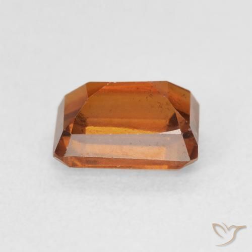9,17 ctw natürlicher Medium Dark-Orange Hessonit-Granat, Oktagonschliff, VVS-VS