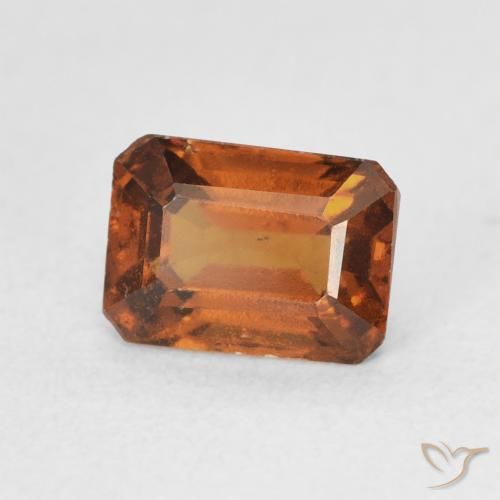 9,17 ctw natürlicher Mittelorange Hessonit-Granat, Oktagonschliff, VVS-VS