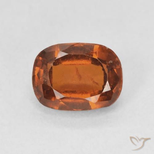 2.01ct Natürlicher tieforange Hessonit-Granat, Kissen, VS-SI