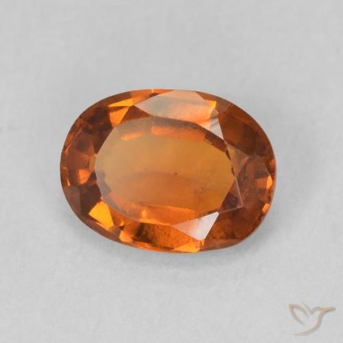 9,17 ctw natürlicher Feuerorange Hessonit-Granat, Oval, VS