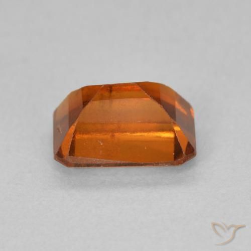 9,17 ctw natürlicher rötlich-orange Hessonit-Granat, Oktagonschliff, VS