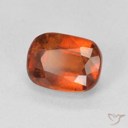 9,17 ctw natürlicher rötlich-orange Hessonit-Granat, Kissen, VS