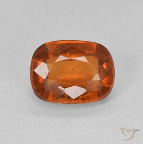 2.03ct Natürlicher Feuerorange Hessonit-Granat, Kissen, VS