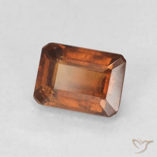 9,17 ctw natürlicher Feuerorange Hessonit-Granat, Oktagonschliff, VS