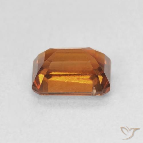 9,17 ctw natürlicher rötlich-orange Hessonit-Granat, Oktagonschliff, VS