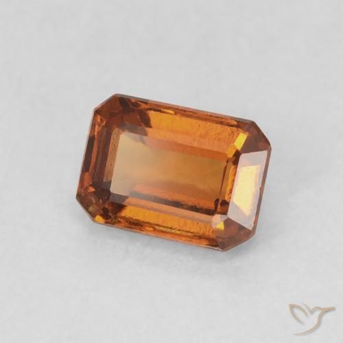 9,17 ctw natürlicher Mittelorange Hessonit-Granat, Oktagonschliff, VVS-VS