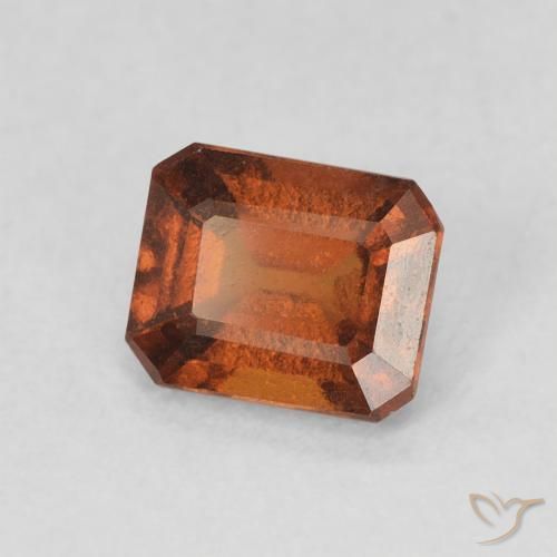 9,17 ctw natürlicher Amber Orange Hessonit-Granat, Oktagonschliff, VVS-VS