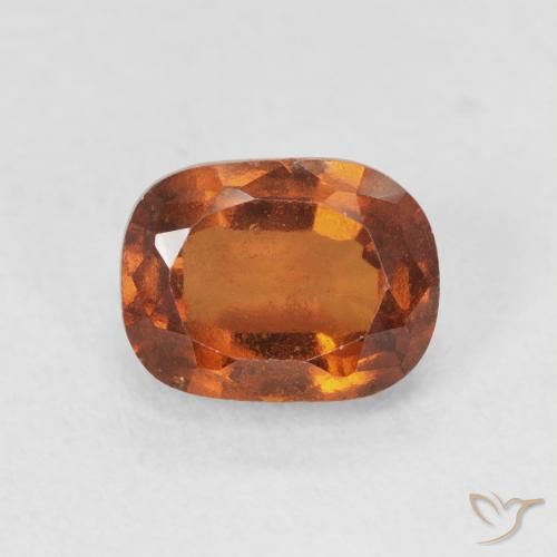 2.18ct Natürlicher Amber Orange Hessonit-Granat, Kissen, VVS-VS