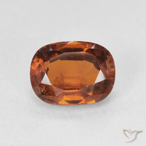 1.88ct Natürlicher tieforange Hessonit-Granat, Kissen, VS