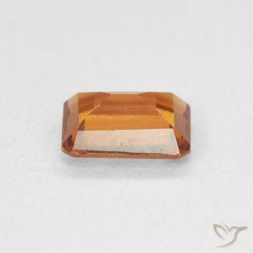 9,17 ctw natürlicher Medium Dark-Orange Hessonit-Granat, Oktagonschliff, VVS-VS