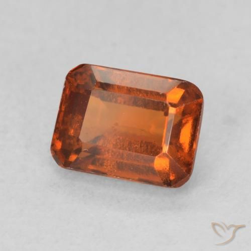 9,17 ctw natürlicher Mittelorange Hessonit-Granat, Oktagonschliff, VS