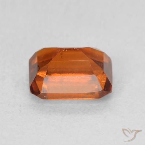 9,17 ctw natürlicher Mittelorange Hessonit-Granat, Oktagonschliff, VS