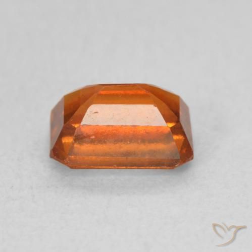 9,17 ctw natürlicher rötlich-orange Hessonit-Granat, Oktagonschliff, VS-SI