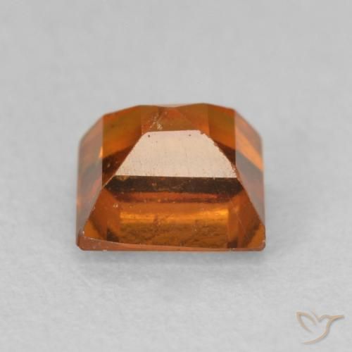 9,17 ctw natürlicher rötlich-orange Hessonit-Granat, Quadrat, VS-SI
