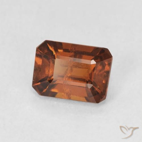 9,17 ctw natürlicher Amber Orange Hessonit-Granat, Oktagonschliff, VS